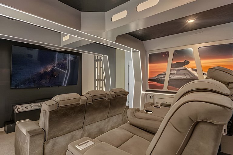 Dream Mansion: 10 Themed Bedrooms & Home Theater