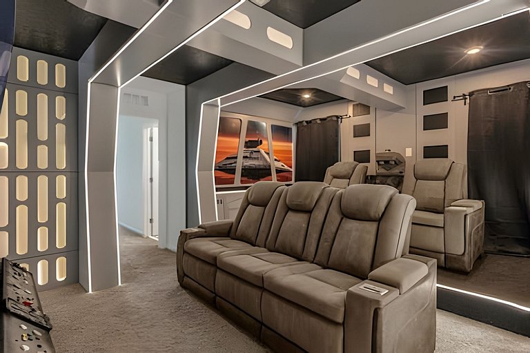 Dream Mansion: 10 Themed Bedrooms & Home Theater