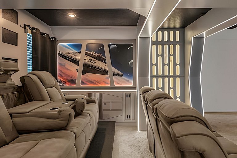 Dream Mansion: 10 Themed Bedrooms & Home Theater