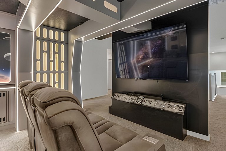 Dream Mansion: 10 Themed Bedrooms & Home Theater