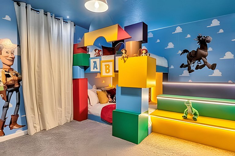 Dream Mansion: 10 Themed Bedrooms & Home Theater