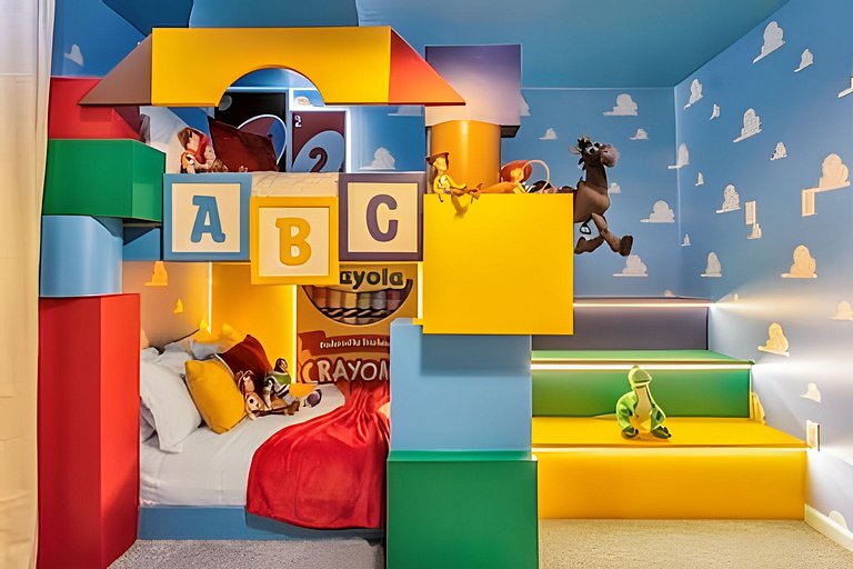 Dream Mansion: 10 Themed Bedrooms & Home Theater