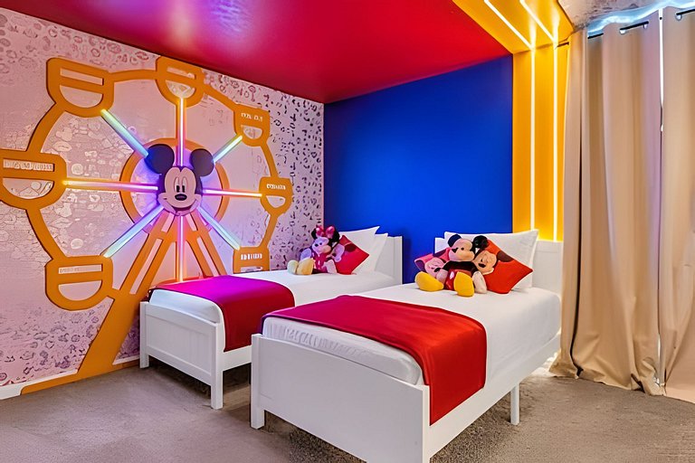Dream Mansion: 10 Themed Bedrooms & Home Theater
