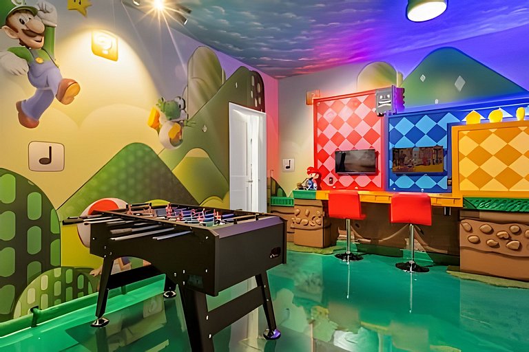 Dream Mansion: 10 Themed Bedrooms & Home Theater
