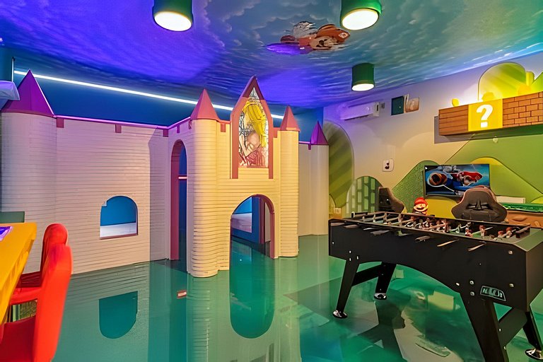 Dream Mansion: 10 Themed Bedrooms & Home Theater
