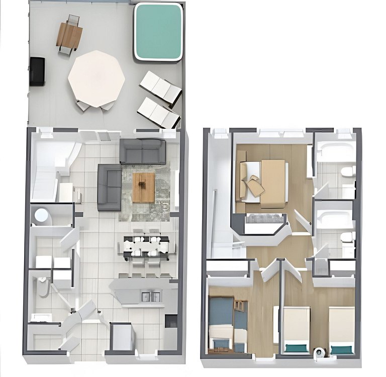 3 Bd / 2,5 Ba / Sleeps 08/ Terra Verde Resort