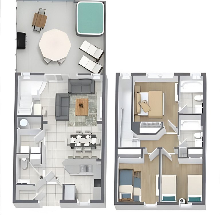 3 Bd / 2,5 Ba / Sleeps 08/ Terra Verde Resort